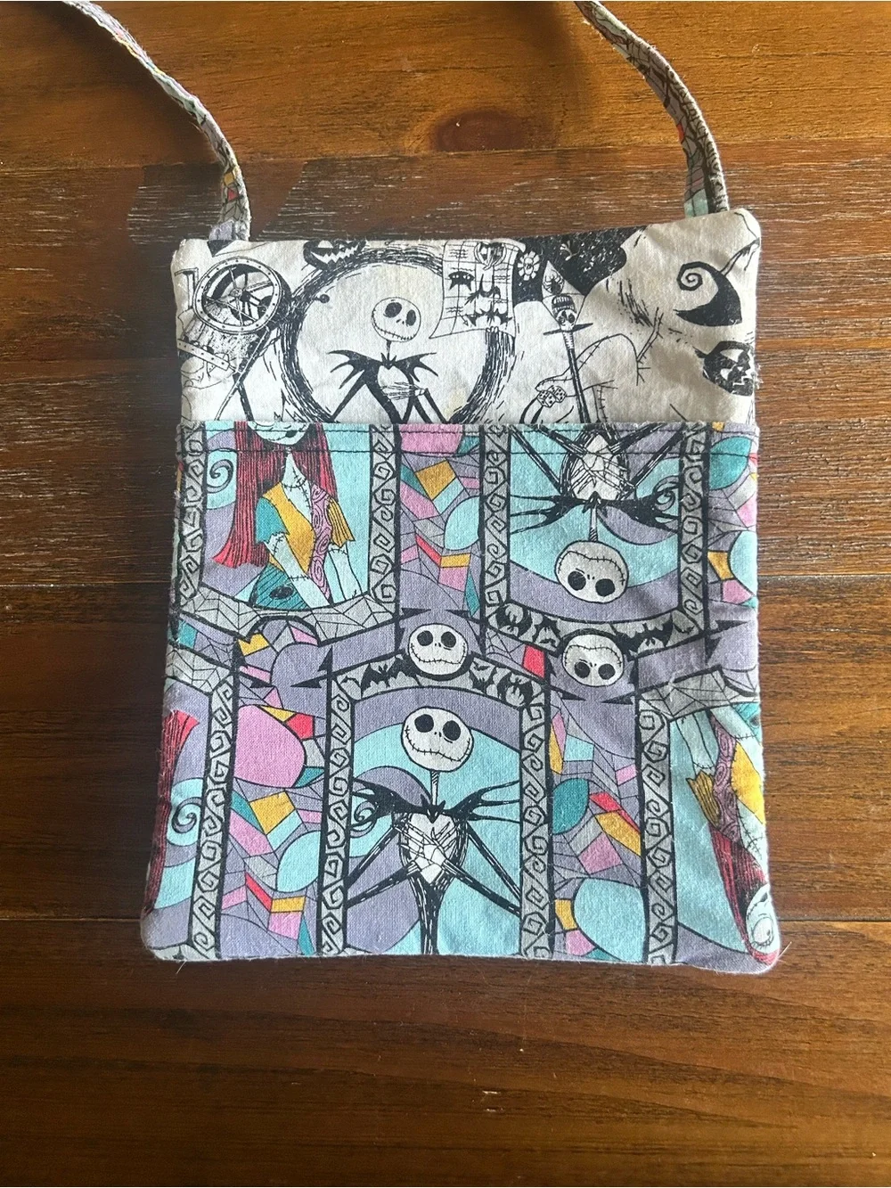 Handmade Nightmare Before Christmas Crossbody Bag